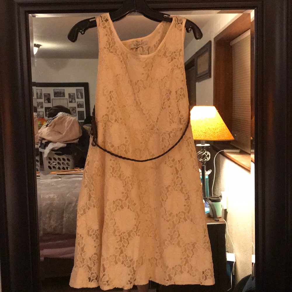 Romy Lace Cream Dress